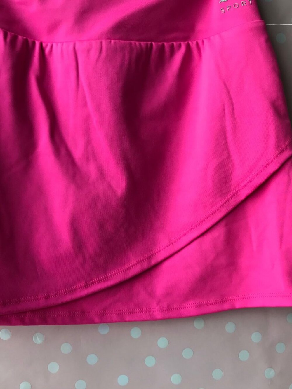 Juicy Couture Sport pink  Skorts 2 Pockets inside activewear Size : M NWT - Picture 3 of 8